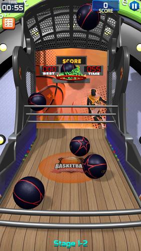 Flick Basketball Stages Ảnh chụp màn hình 2