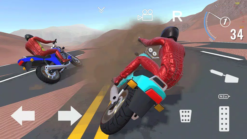 Real Moto Bike Race Simulator Capture d'écran 1