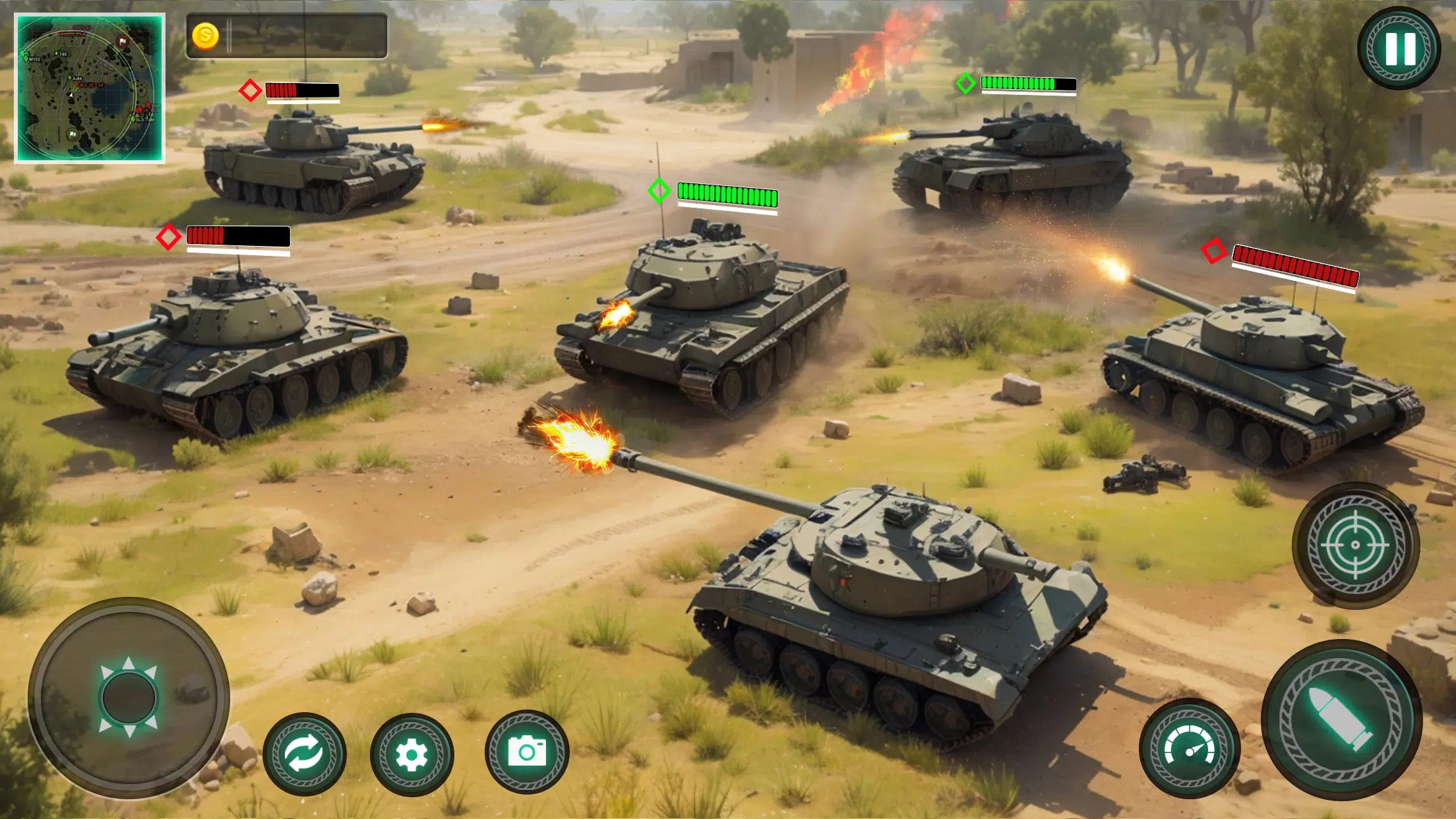 Military Tank War Machine Sim スクリーンショット 1