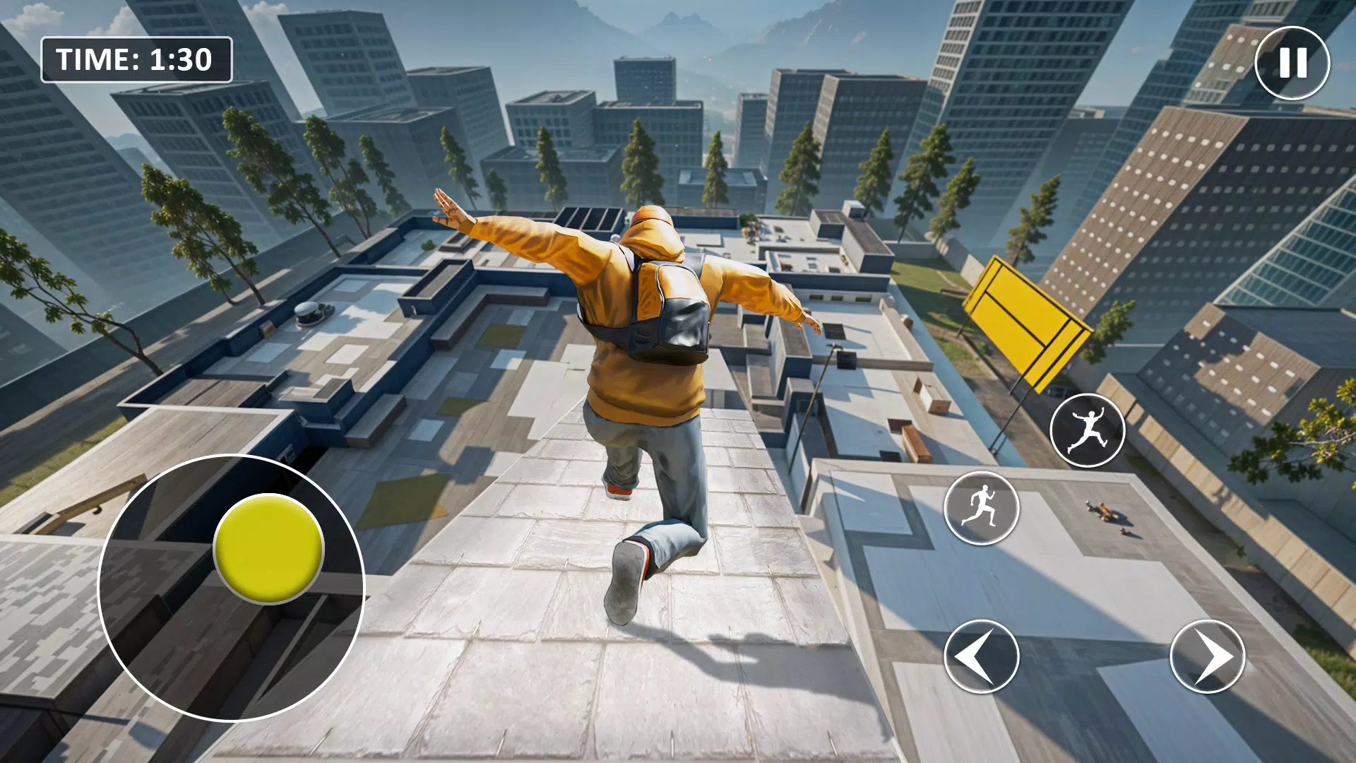 Go Up Rooftop Run Parkour Game应用截图第1张