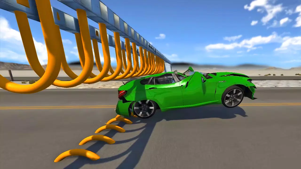 Beam Drive Road Crash 3D Games Captura de tela 4