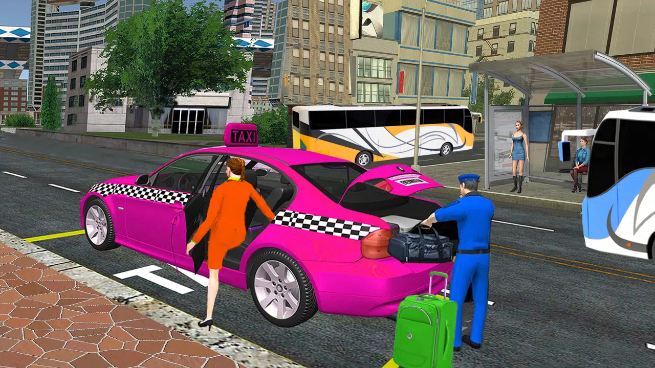 City Taxi Games-Taxi Car Games 스크린샷 4