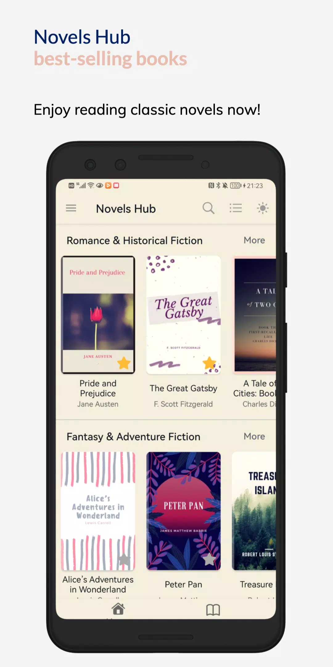 ClassicReads: Novels & Fiction Zrzut ekranu 1