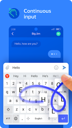 Yandex Keyboard Capture d'écran 3