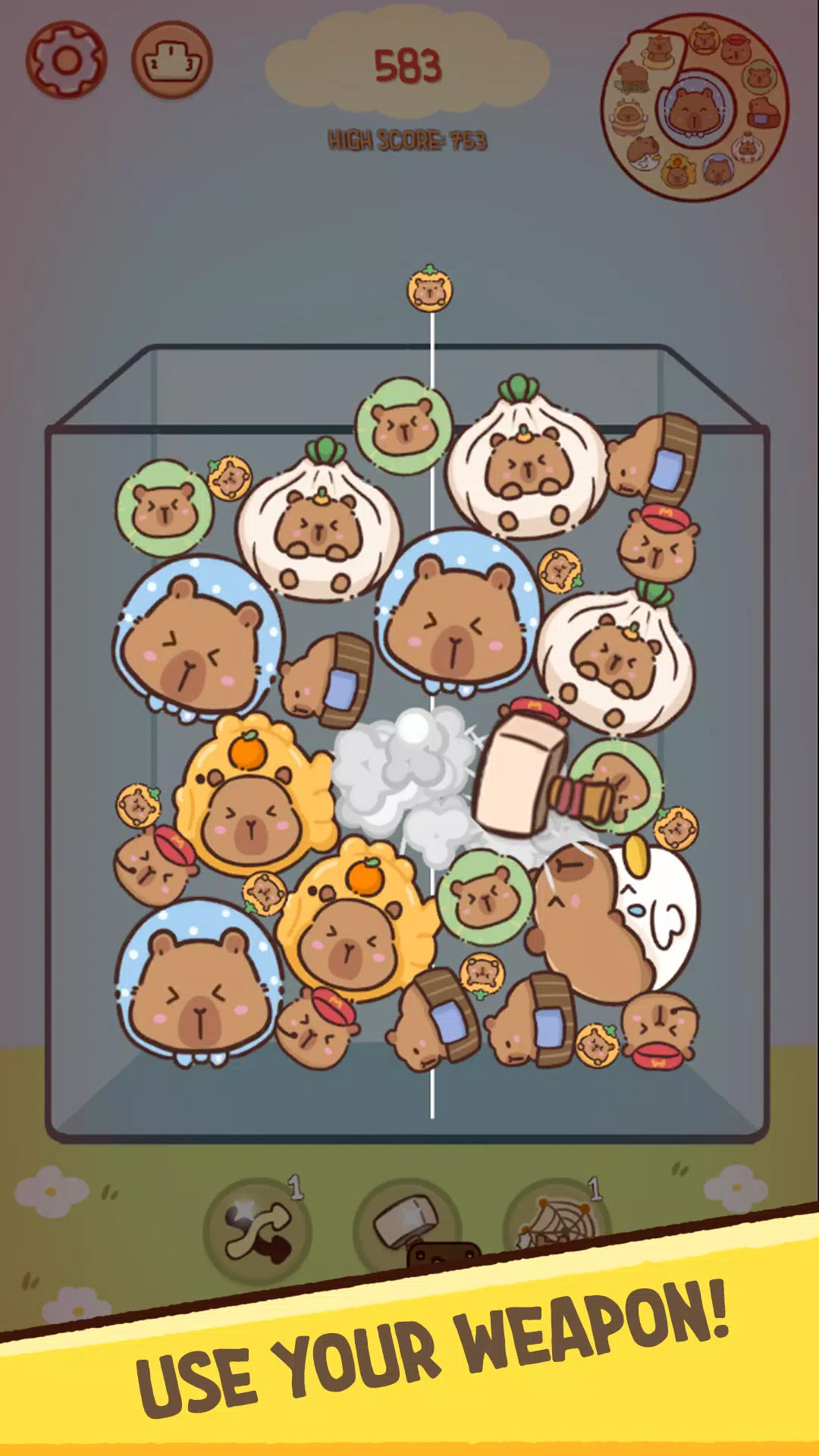 Capybara Merge應用截圖第3張