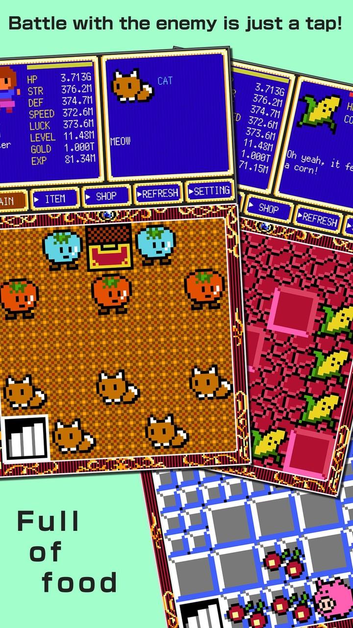 Clicker Tower RPG 3 Dash Zrzut ekranu 1