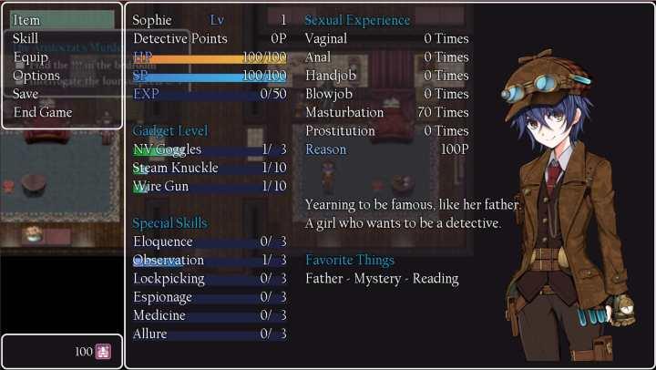 Detective Girl of the Steam City Ekran Görüntüsü 1