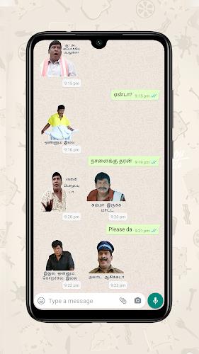 Vadivelu fun whats sticker app Capture d'écran 1