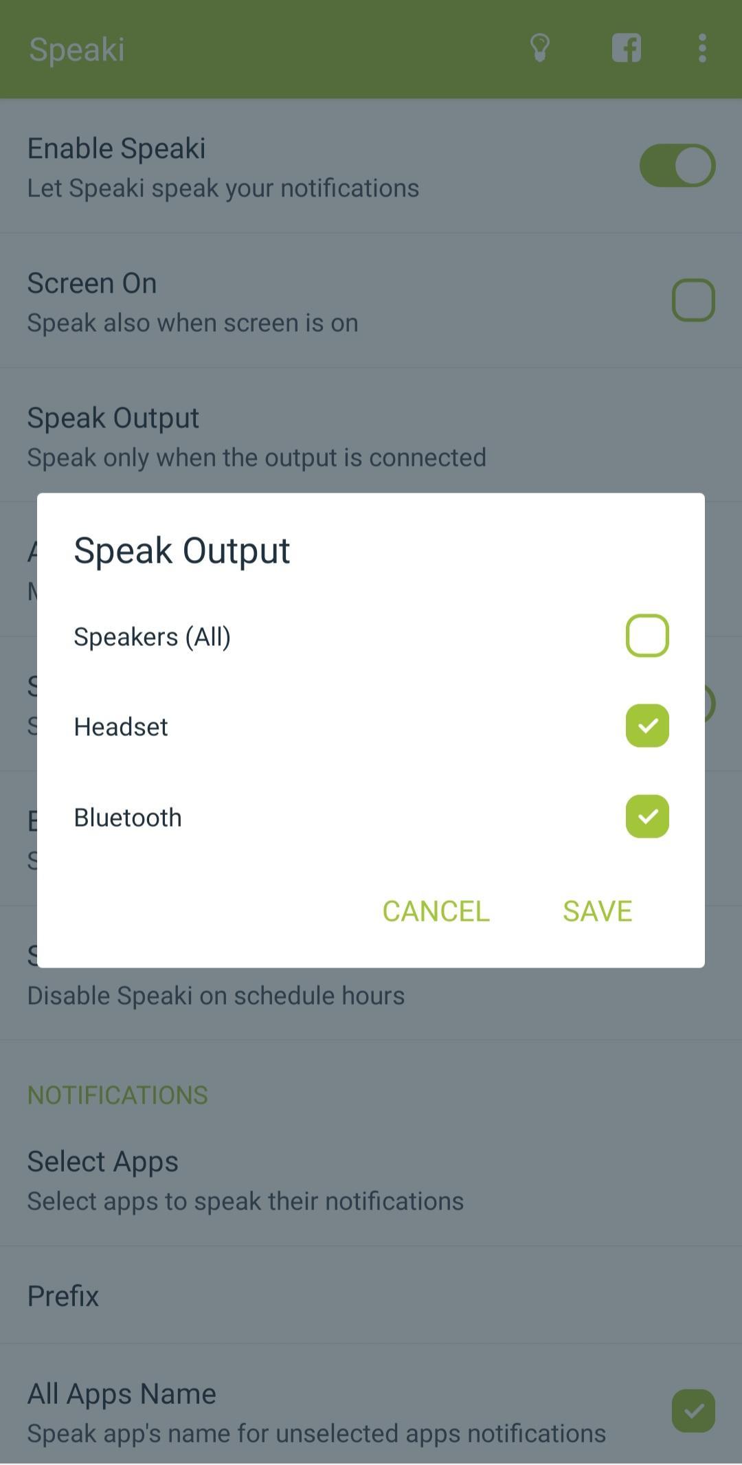 Speaki - Voice Notifications Ảnh chụp màn hình 4