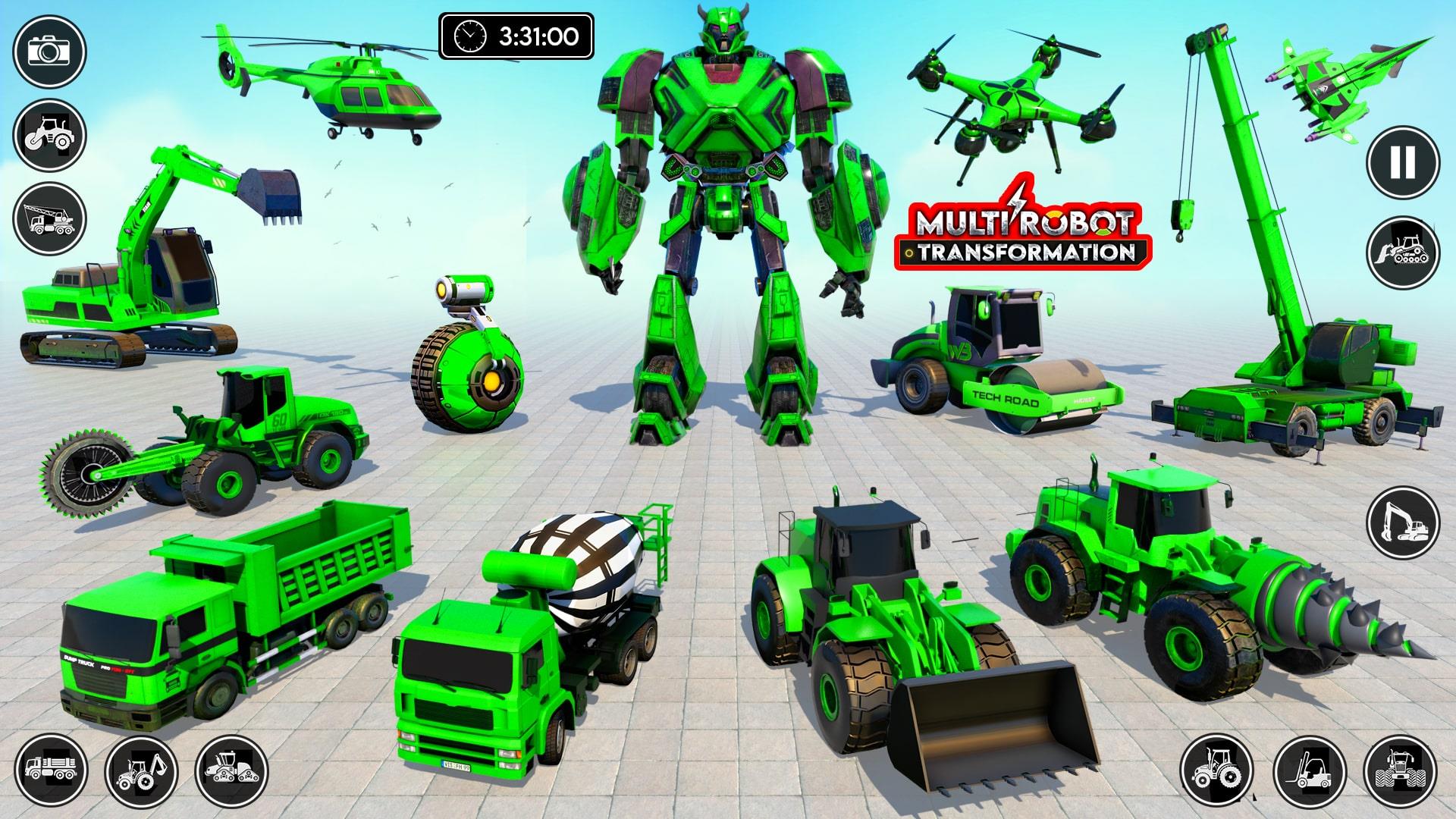 Robot Transform Car Games 3D Screenshot 2