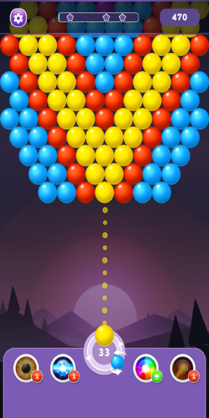 Bubble Shooter Rainbow Ảnh chụp màn hình 2