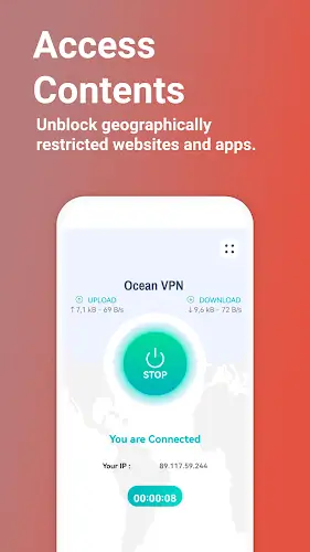 Ocean VPN - Secure VPN Proxy Zrzut ekranu 2