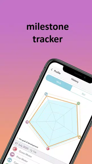 Baby milestones tracker Indigo ภาพหน้าจอ 3