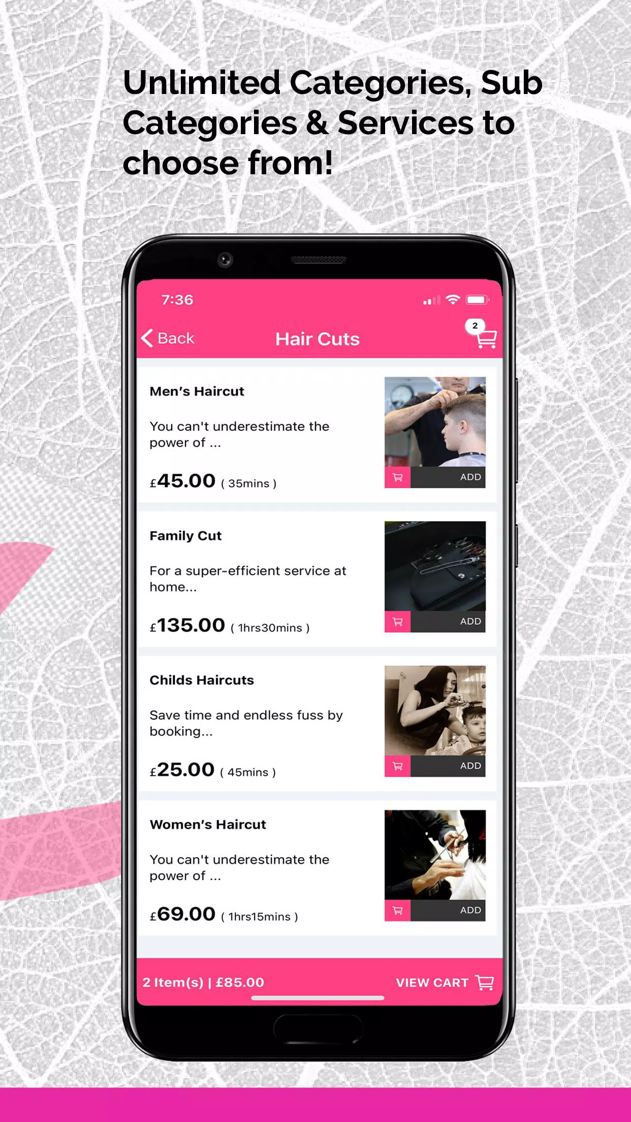 V1 Beauty Salon Parlour Barber Скриншот 2