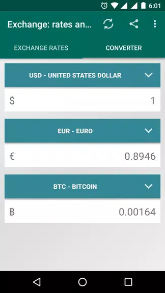 XRT: Exchange rates, converter Captura de tela 2