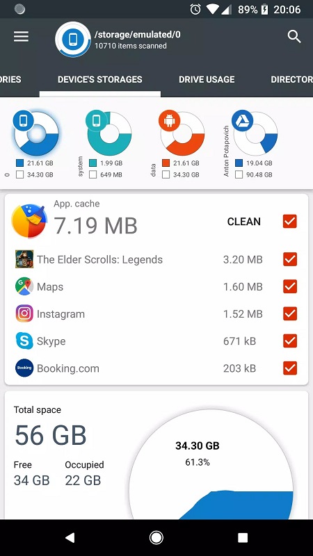 Storage Analyzer & Disk Usage स्क्रीनशॉट 3