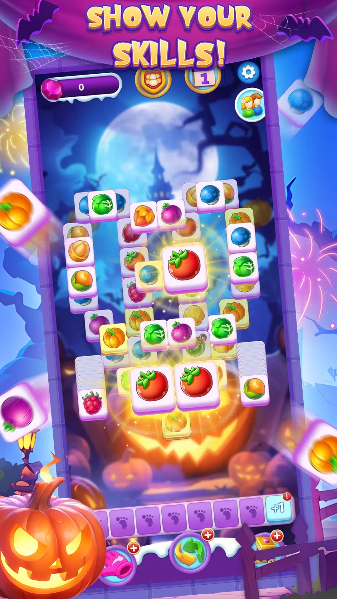 Halloween Fruit Crush Screenshot 2