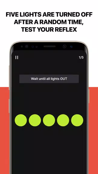 LightsOut Reaction Time/Reflex Tangkapan skrin 2