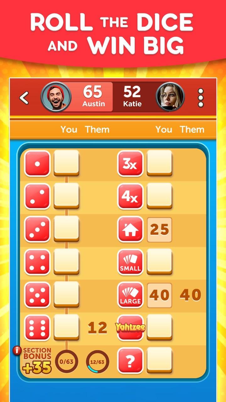 YAHTZEE With Buddies Dice Game Screenshot 1