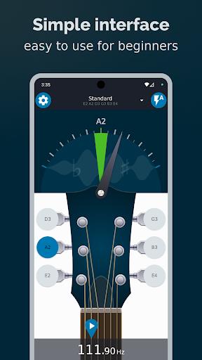 Guitar Tuner Guru Captura de pantalla 2