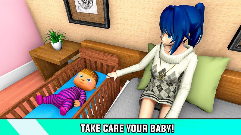 Anime Pregnant Mother 3D ဖန်သားပြင်ဓာတ်ပုံ 4