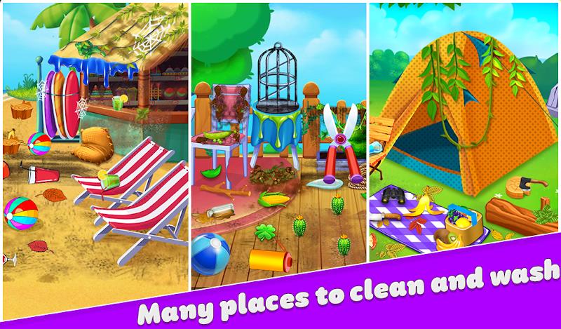 Dream Home Cleaning Game Wash Capture d'écran 4