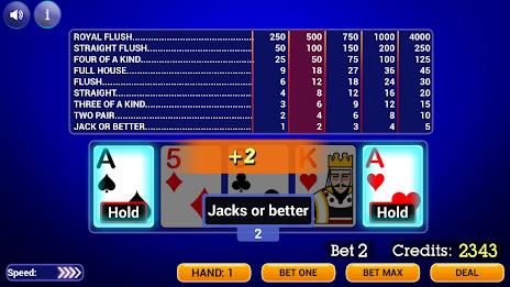 Video Poker: Multi Hand應用截圖第2張