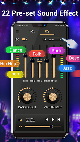 Equalizer & Bass Booster,Music ဖန်သားပြင်ဓာတ်ပုံ 4