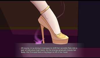 The Principals Bimbofication - A Kinetic Visual Novel Screenshot 3