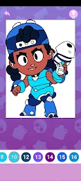 Schermata Coloring Brawl Stars All Skins 2