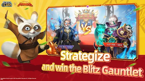 Castle Clash: KungFu Panda Go! Zrzut ekranu 1