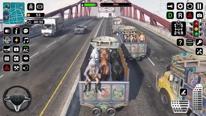 Animal Transport Truck Sim 3D ภาพหน้าจอ 3