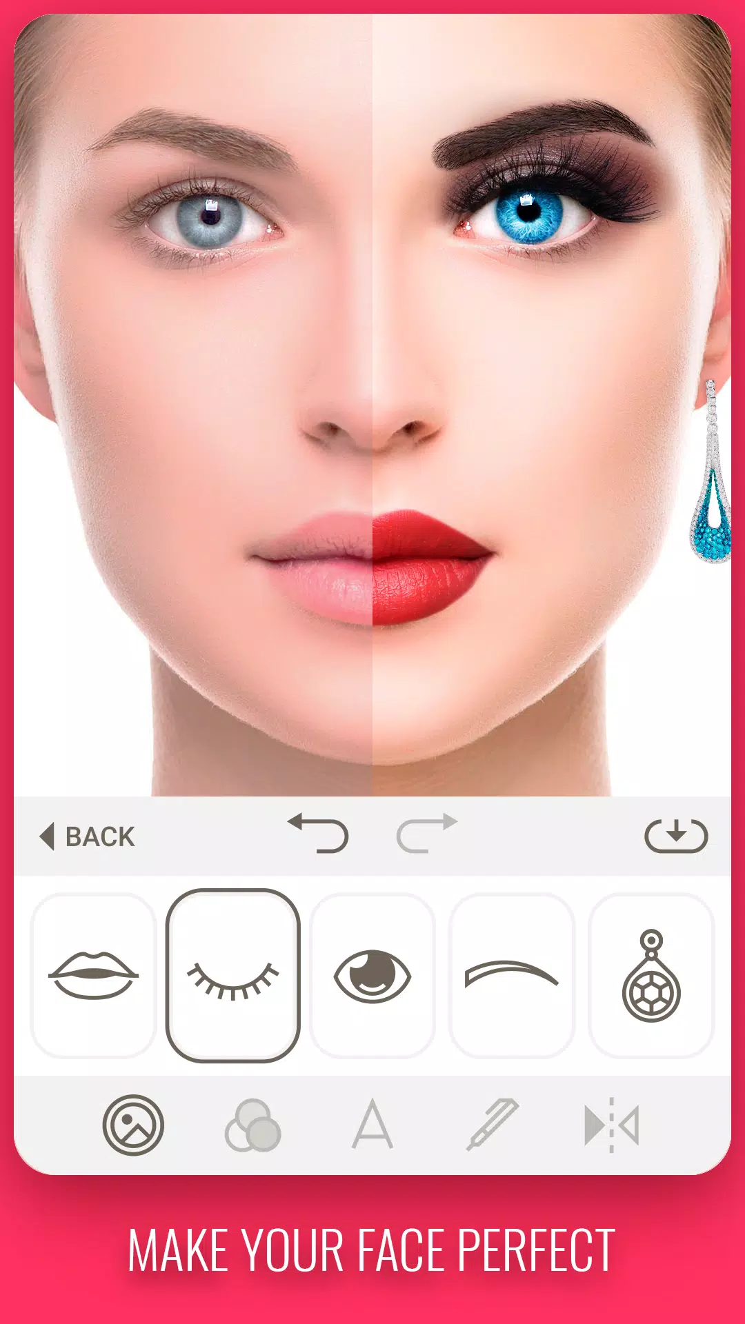 Beauty Face：化妆自拍编辑器应用截图第2张