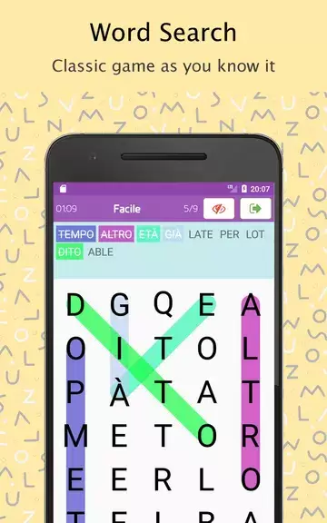 Word Search Italian dictionary應用截圖第1張