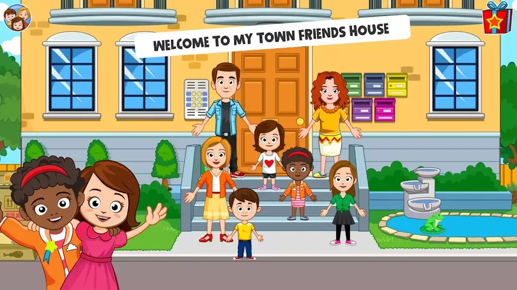 My Town: Friends house game Ảnh chụp màn hình 1