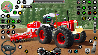 Farm Tractor Driving Game 2023 Ekran Görüntüsü 2