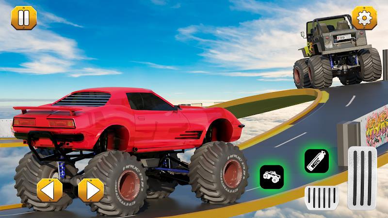 Monster Truck Ramp: Car Games Captura de tela 2