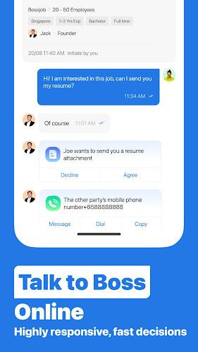 Bossjob: Chat & Job Search Screenshot 4