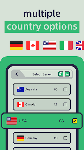 Fooey VPN-High Speed Network Captura de tela 3