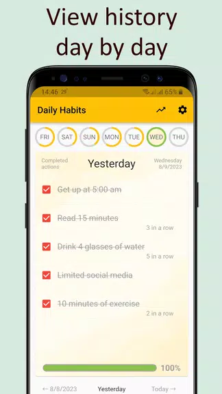 Daily activities tracker Ảnh chụp màn hình 4