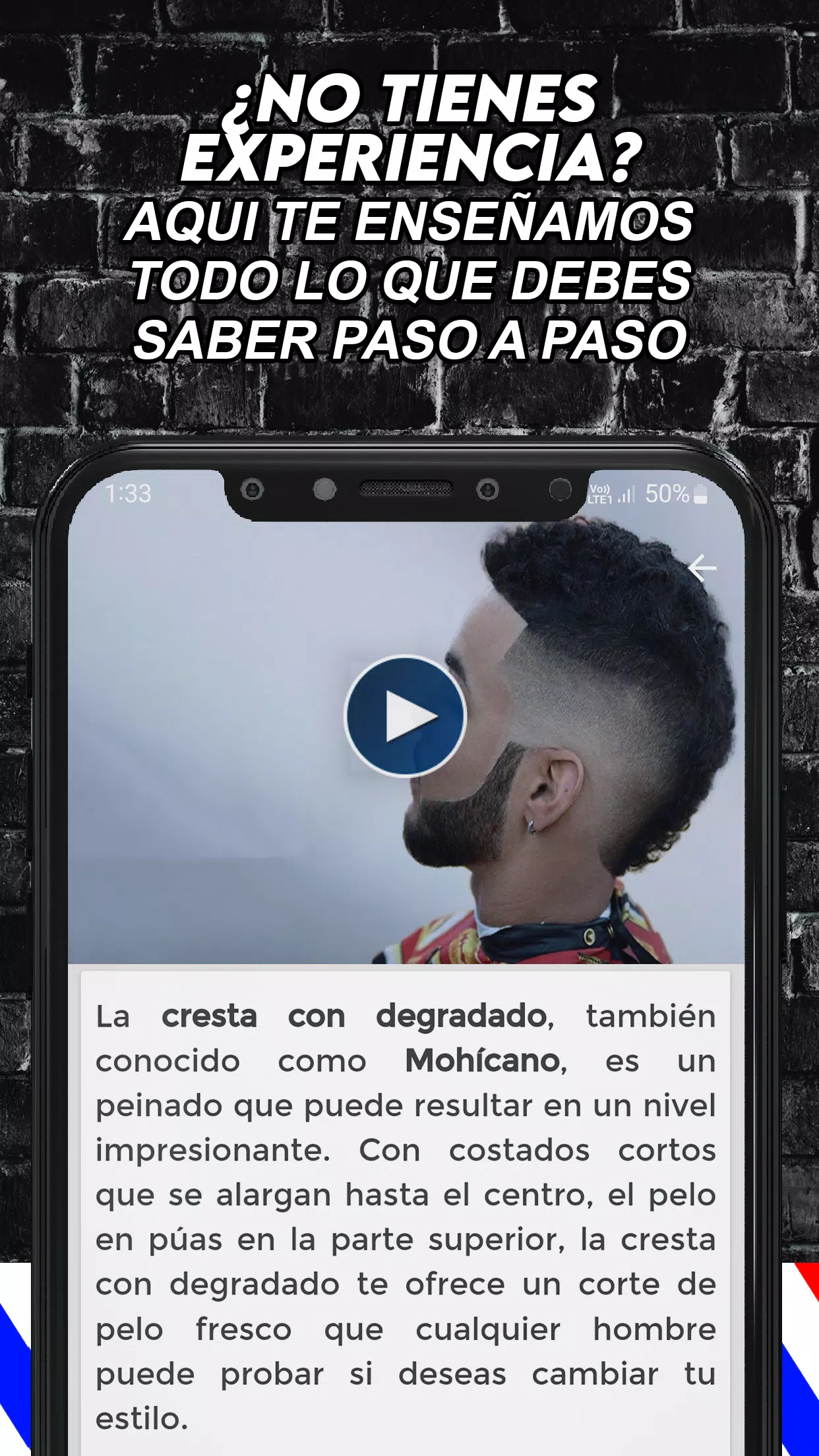 Schermata Curso de Barberia y Peluquería 2