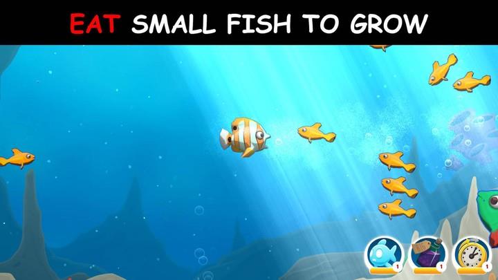 Hungry Ocean: Feed & Grow Fish ภาพหน้าจอ 1