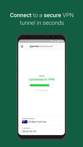 Private Internet Access VPN Screenshot 1