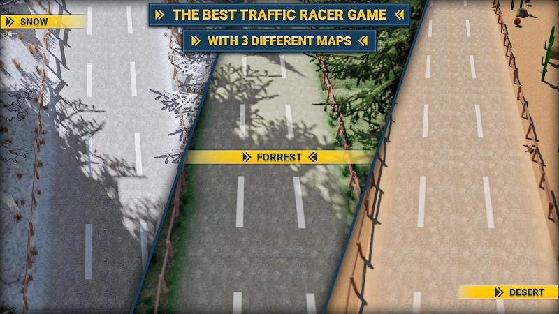 Schermata Traffic Racer:Xtreme Car Rider 1