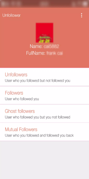 Unfollower Plus - Non followers & Following Tangkapan skrin 3