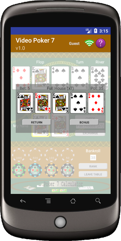 Video Poker 7 Capture d'écran 2