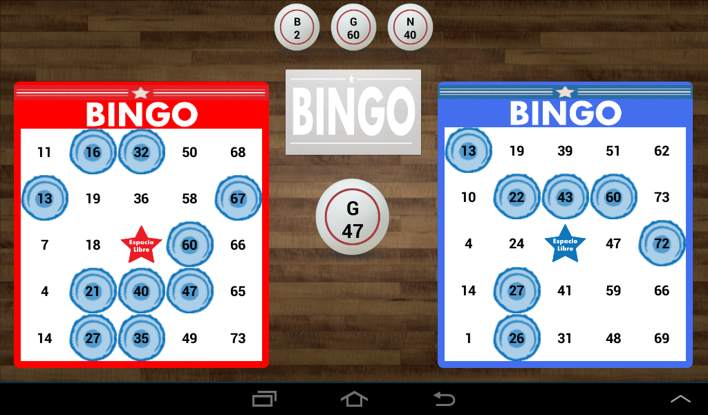 Bingo In Spanish Free Screenshot 1