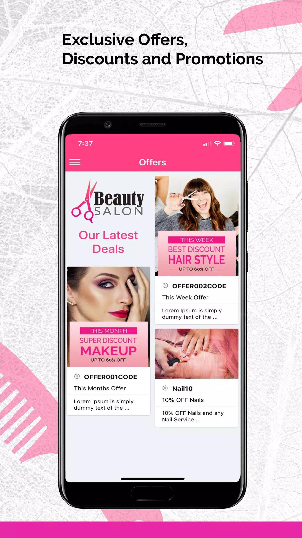 V1 Beauty Salon Parlour Barber Скриншот 4