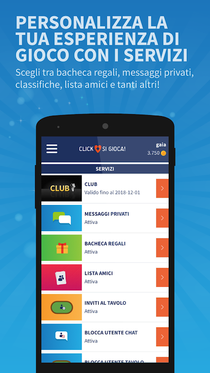Click si gioca! Ảnh chụp màn hình 4