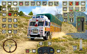 Indian Truck Offroad Cargo 3D Capture d'écran 2